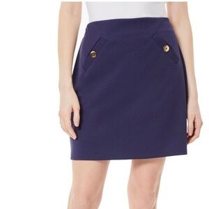 Jones New York Plus Textured Pull-On Welt Pocket Skort